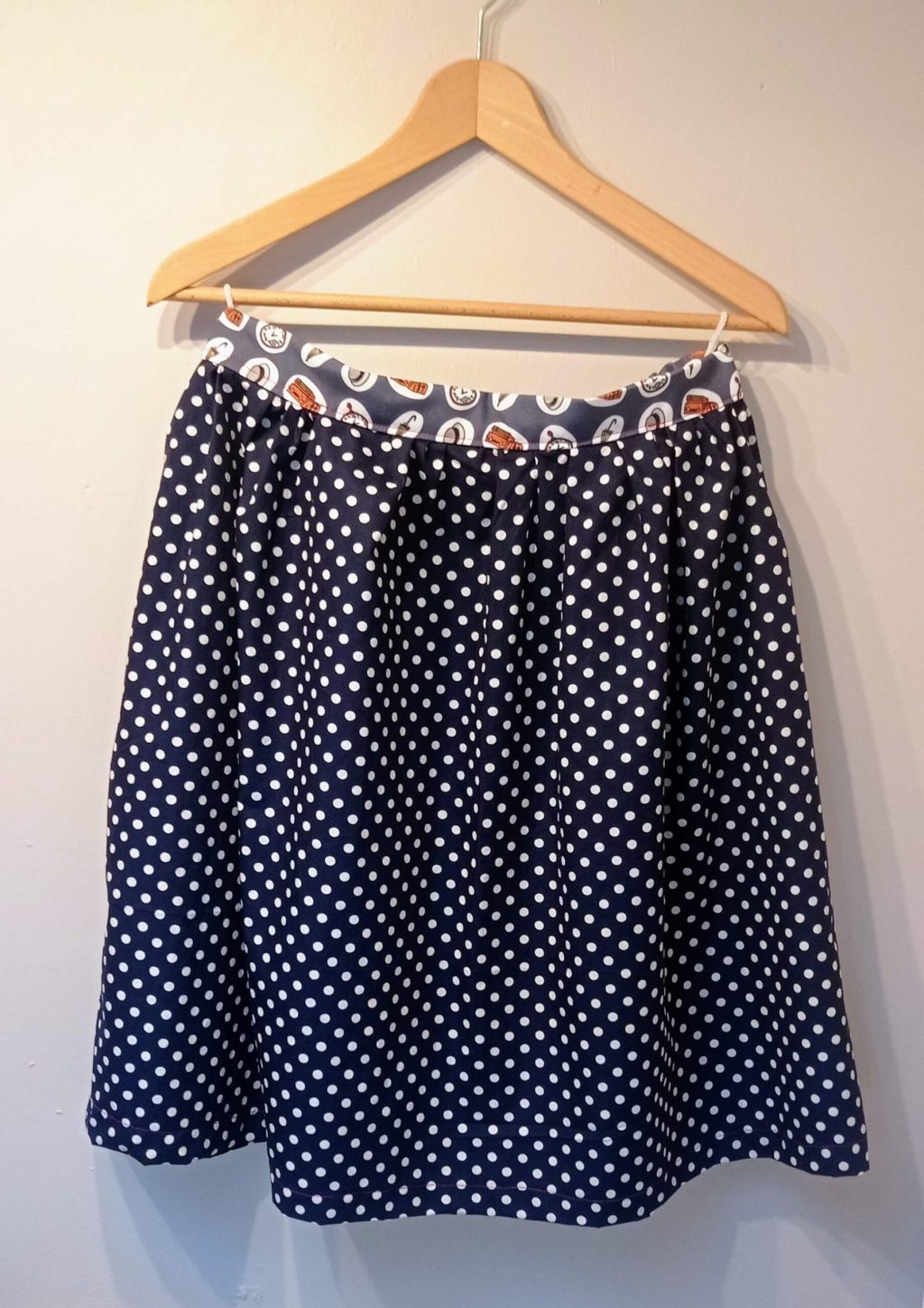 Vintage gathered skirt ready to sew kit