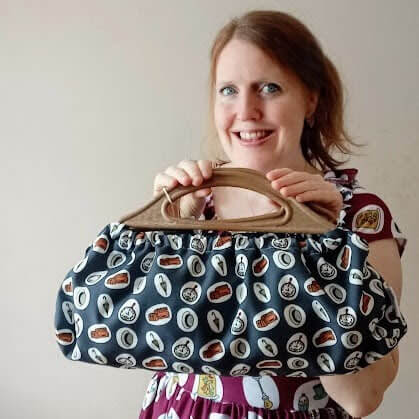 Vintage handbag pre-cut sewing kit