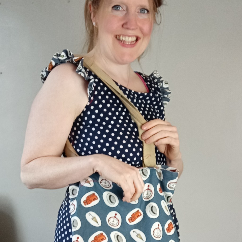 Tote bag sewing kit, ready to sew