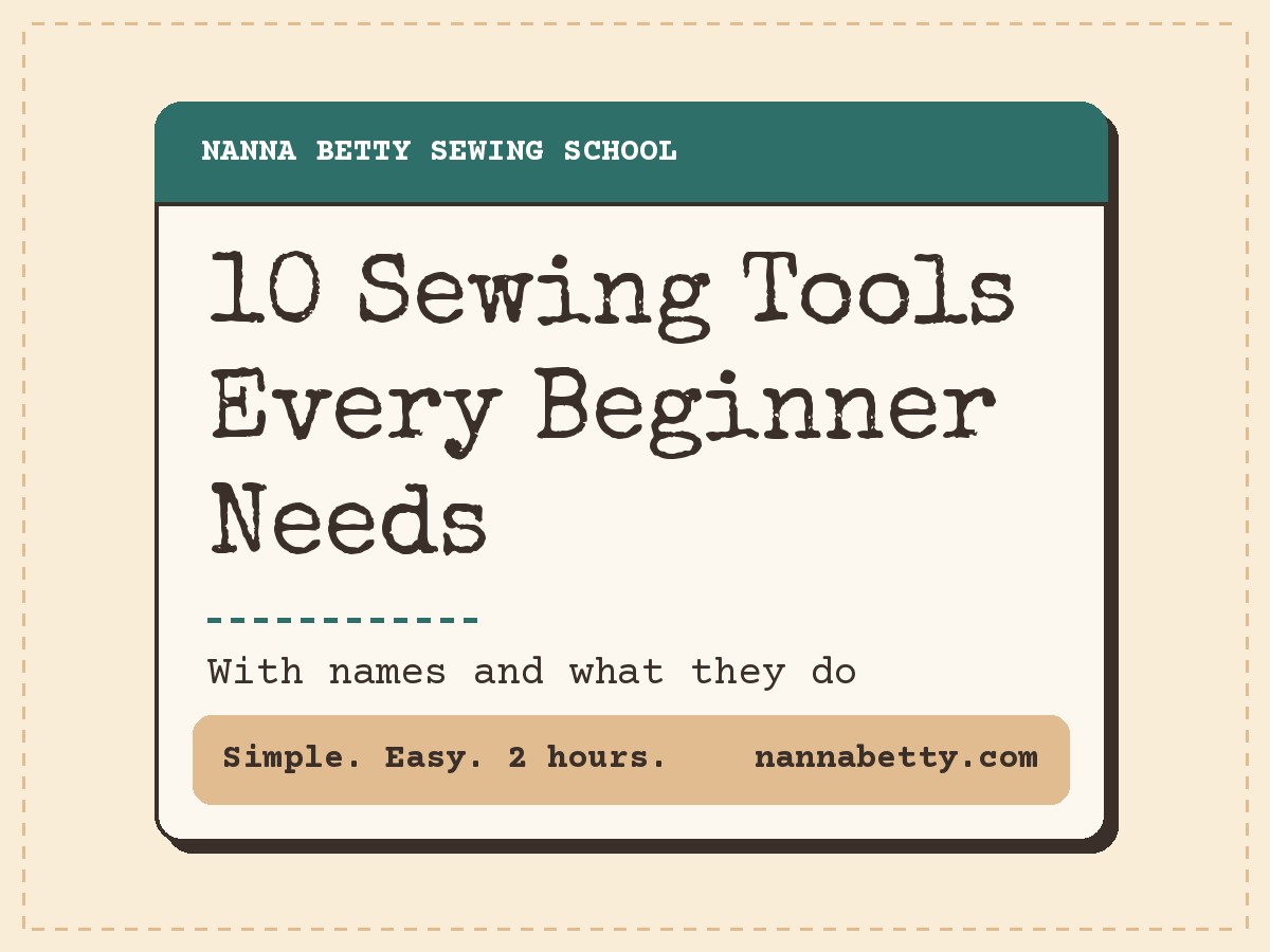 10 Sewing Tools Every Beginner Needs (with&nbsp;Names)